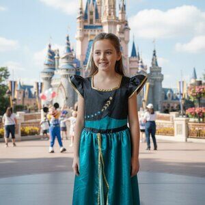 Disney Frozen Anna Costume Dress Size 4/6X